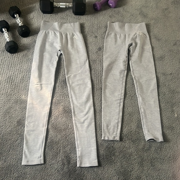 Oneractive Seamless Leggings 1.0 first collection, Ice grey marl. - Picture 2 of 5